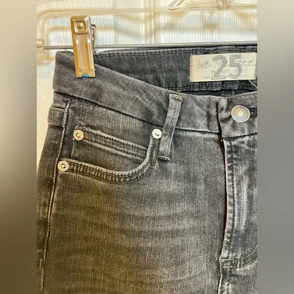 NWT Free People black skinny jeans 25 - Picture 4 of 9